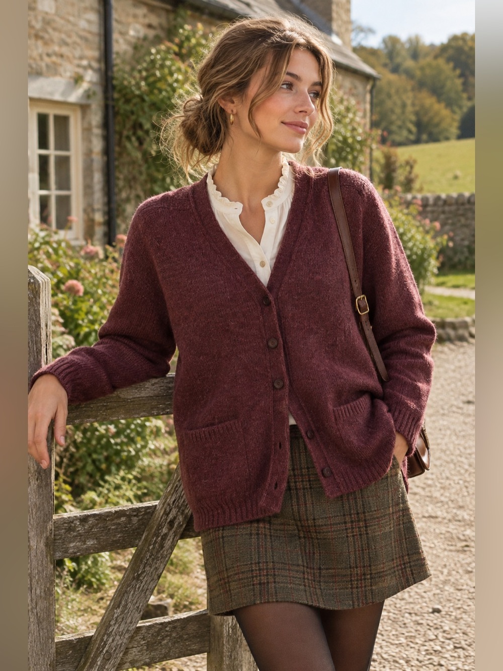 Vintage St. Michael Pure New Wool Women’s Cardigan